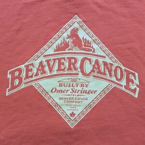 Beaver Canoe Crewneck Sweatshirt Roots Adult XS Orange Canada Sweater Outdoor